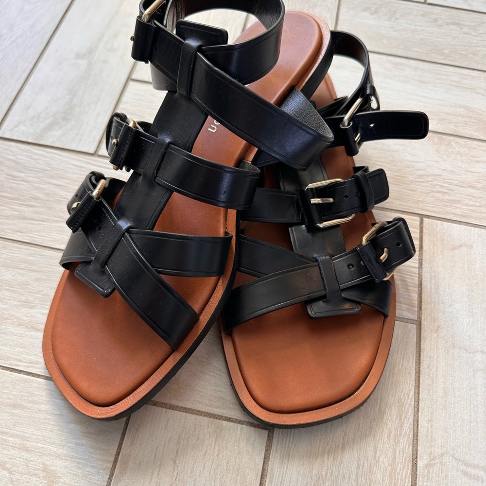 Tamara Mellon Caravan Black Women's Sandals